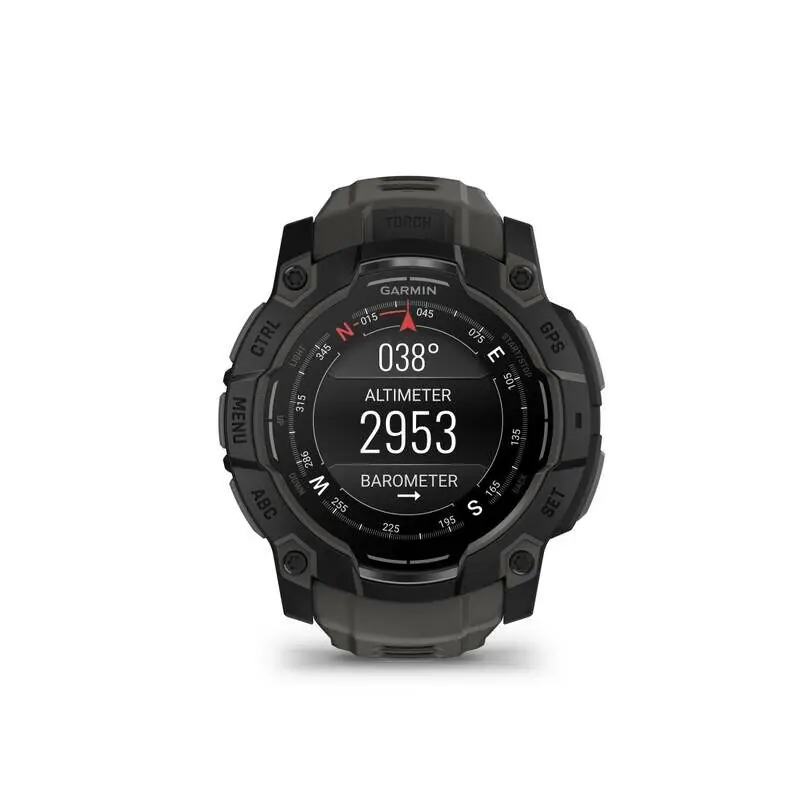 фото Смарт-годинник Garmin Instinct 3 50mm AMOLED Black with Charcoal Band (010-03020-00/40)