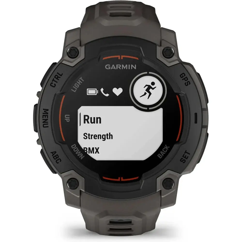 фото Смарт-годинник Garmin Instinct E 45mm Black with Charcoal Band (010-02933-00/13)