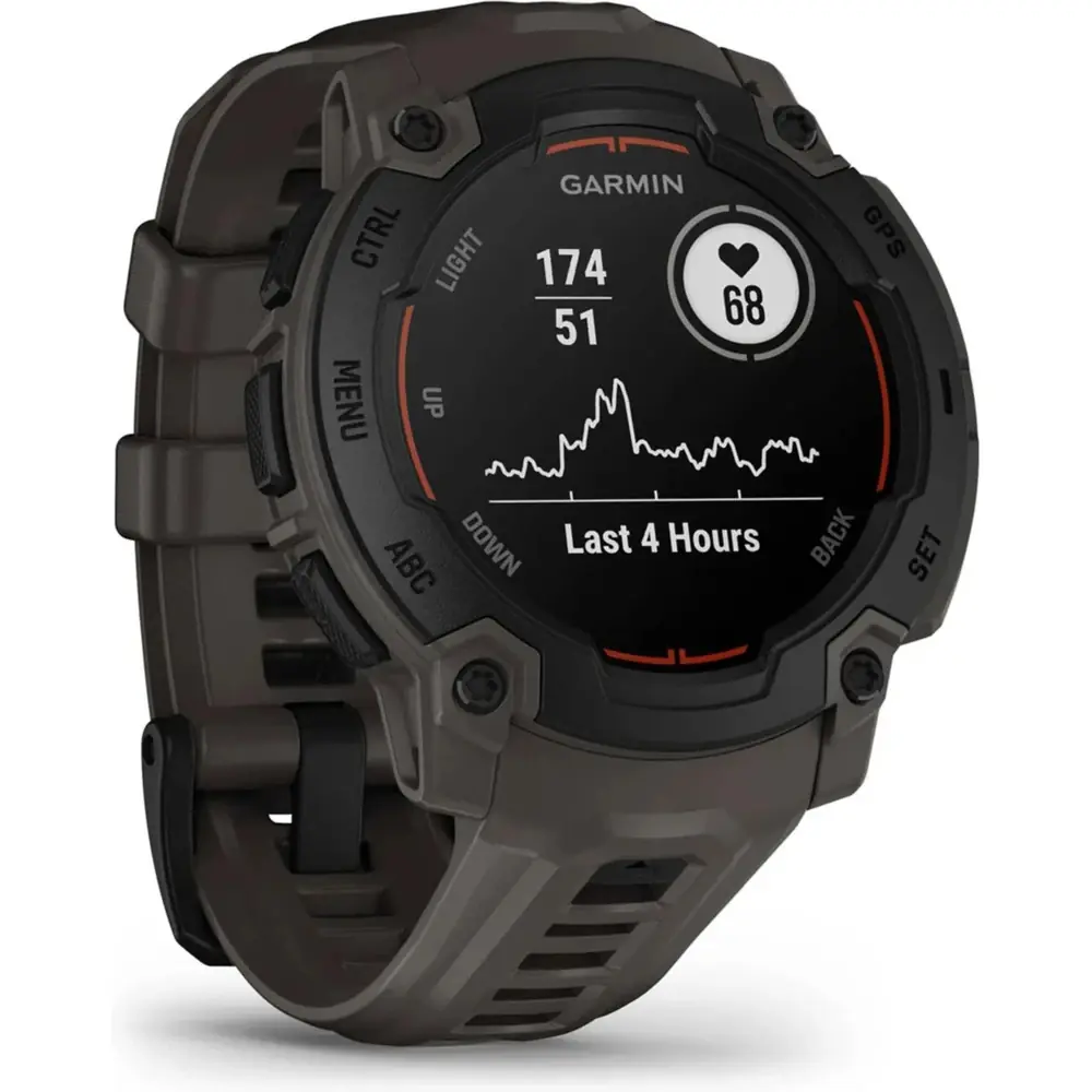 фото Смарт-годинник Garmin Instinct E 45mm Black with Charcoal Band (010-02933-00/13)