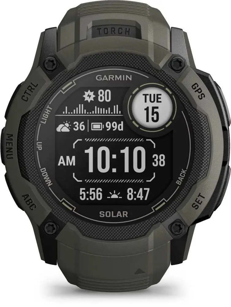 фото Смарт-годинник Garmin Instinct 2X Solar Moss (010-02805-15/05)