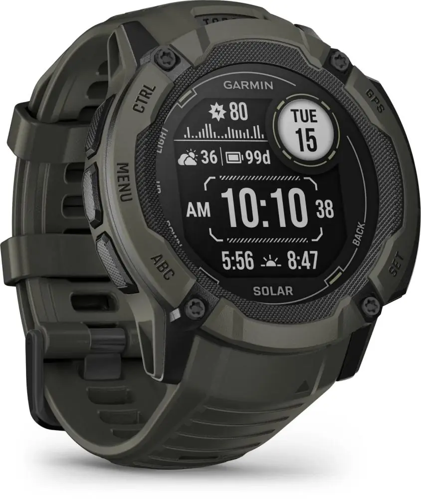 фото Смарт-годинник Garmin Instinct 2X Solar Moss (010-02805-15/05)