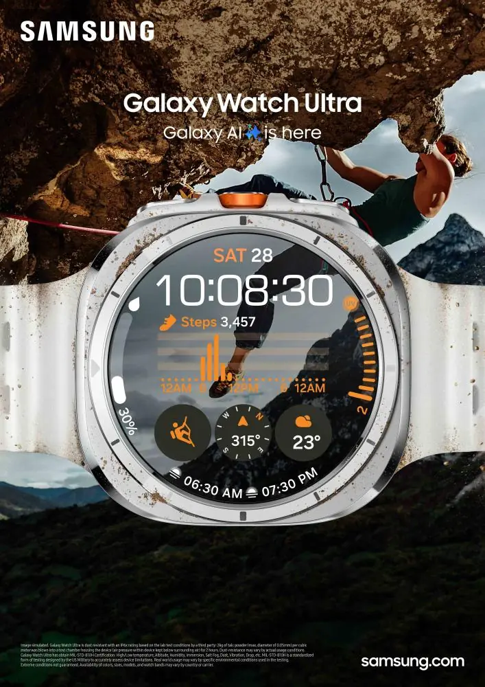 фото Смарт‑часы Samsung Galaxy Watch Ultra 2025 47mm Titanium White (SM-L705FAW2)