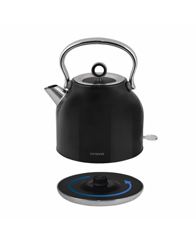 фото Електрочайник Orava Hiluxe-1 B Black