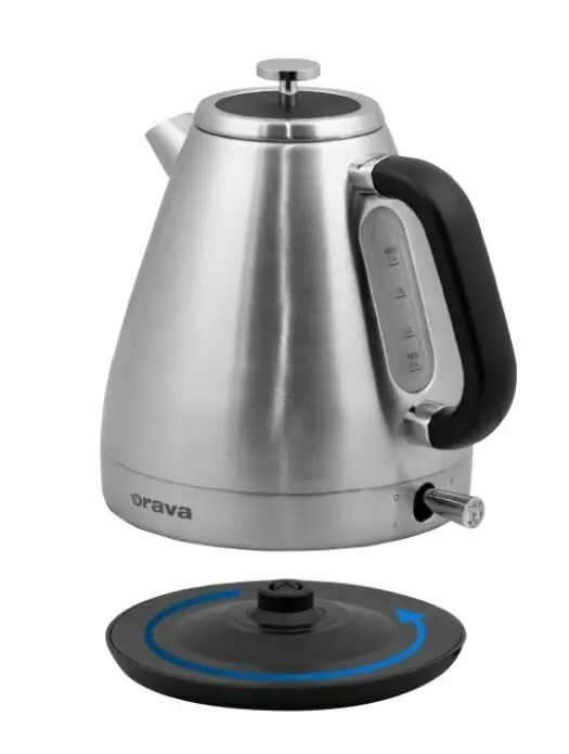 фото Електрочайник Orava Hiluxe-3 Silver