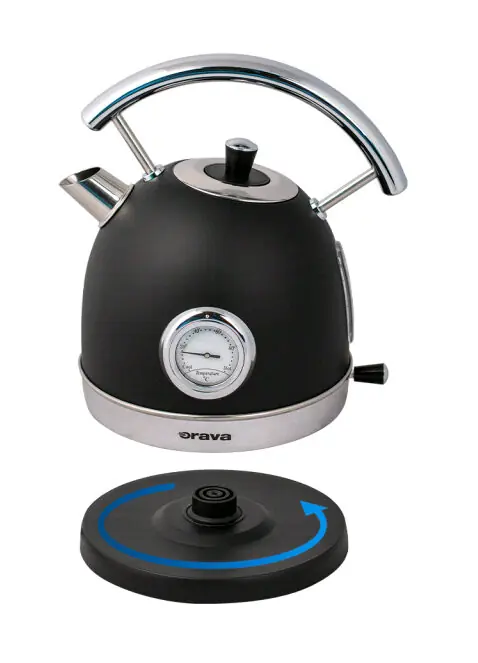 фото Електрочайник Orava Hiluxe-5 Black