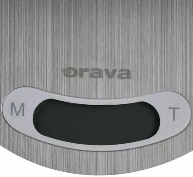 фото Ваги кухонні електронні Orava EV-15 Steel
