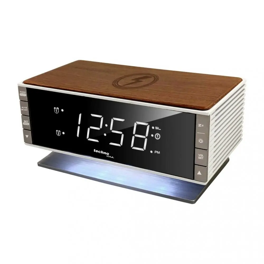 фото Радіо годинник Technoline WT487 Wireless Mobile Charging