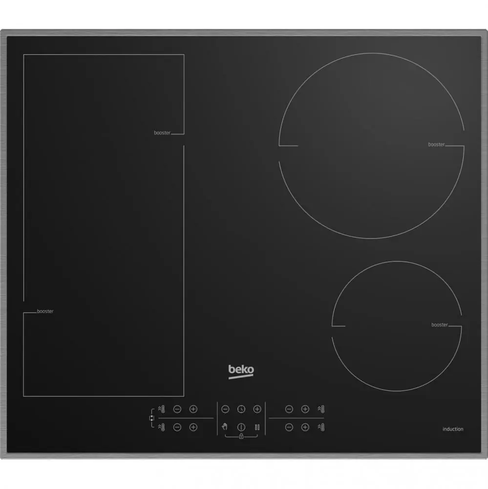 фото Індукційна варильна поверхня Beko 64200FMTX