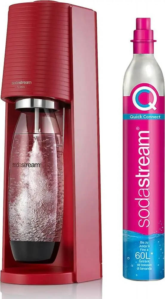 фото Сифон для газування води Sodastream Terra Red
