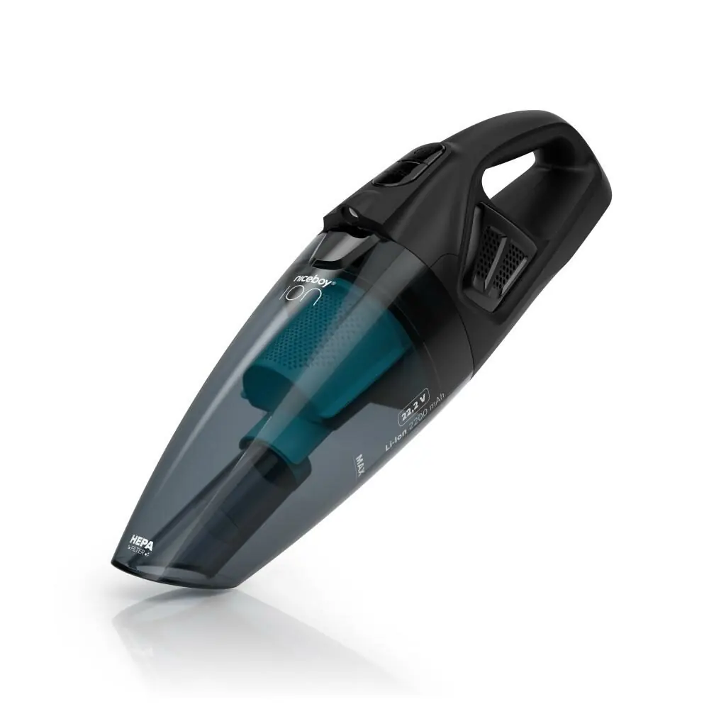 фото Автомобільний пилосос Niceboy ION Hurricane R3 22,2 V Wet & Dry Black