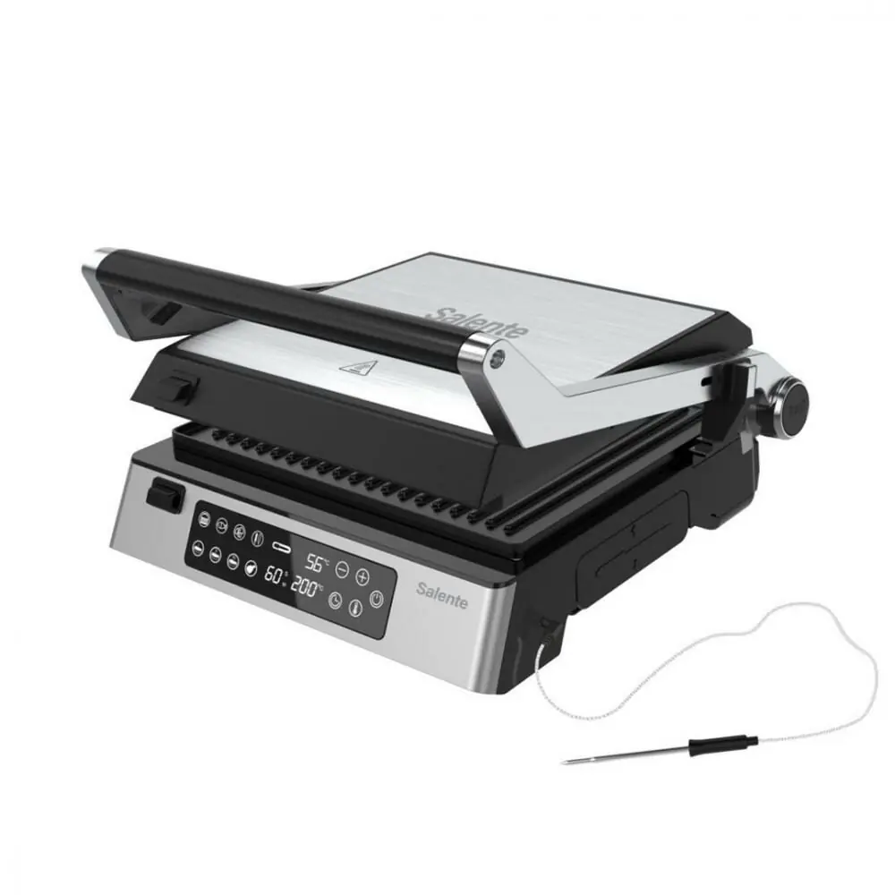 фото Електрогриль притискний Salante FlamePro Black