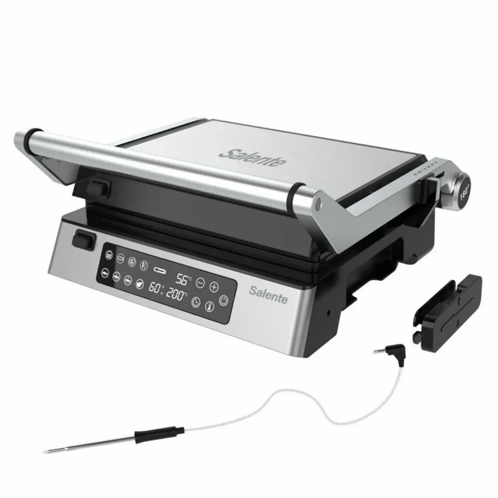 фото Електрогриль притискний Salante FlamePro Black