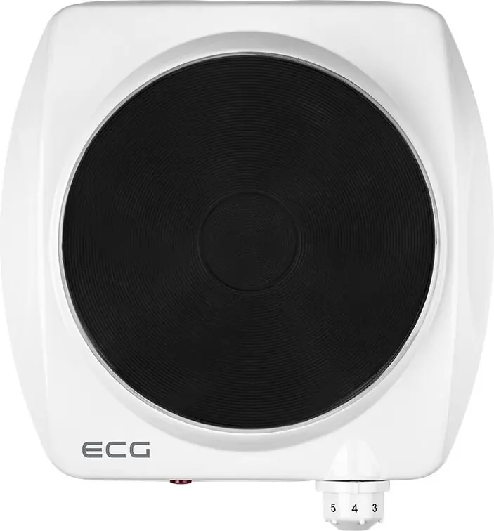 фото Настільна плита ECG EV 1512 White