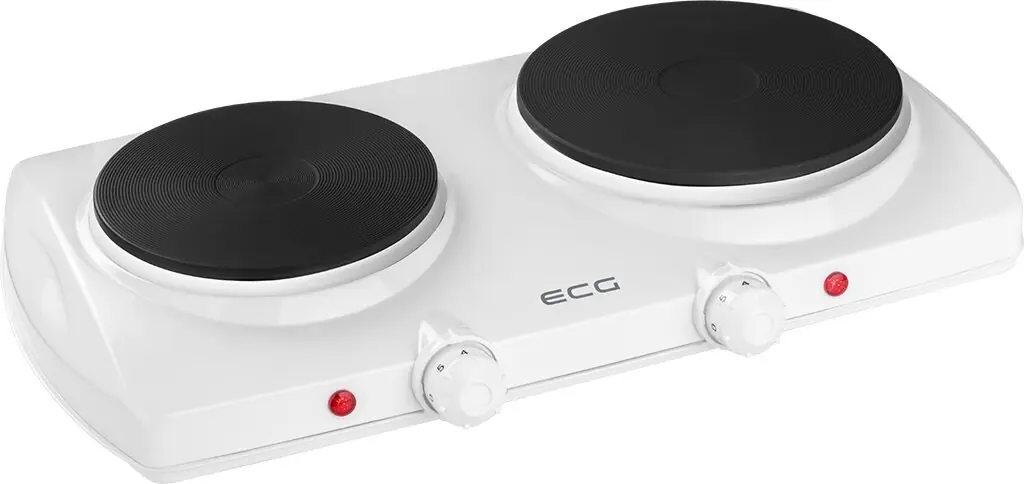 фото Настільна плита ECG EV 2512 White