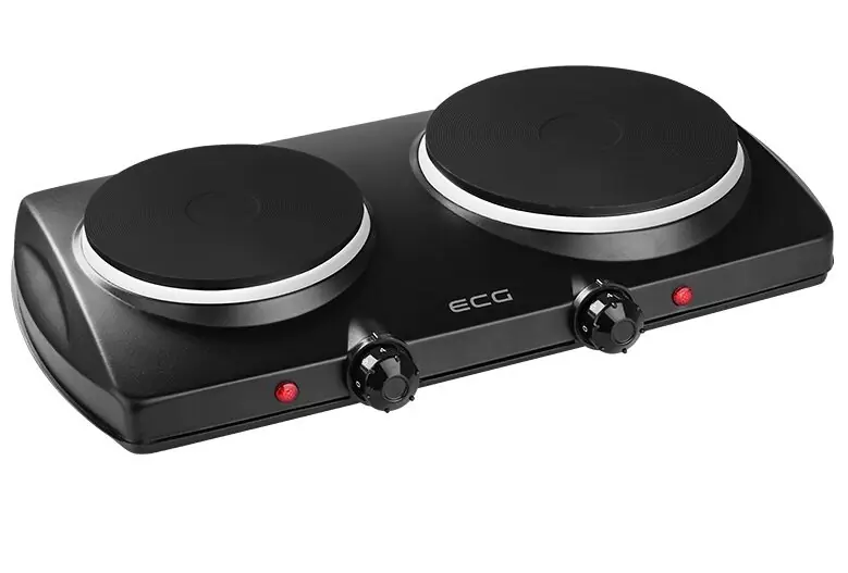 фото Настільна плита ECG EV 2512 Black