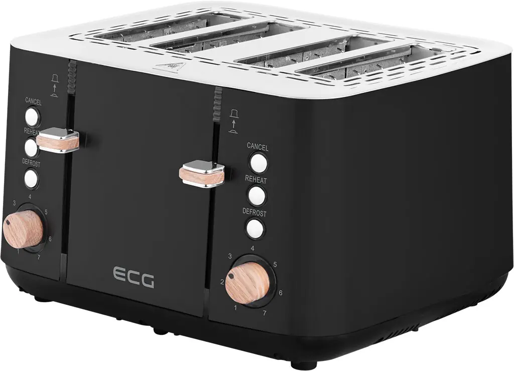 фото Тостер ECG ST 4768 Timber Black