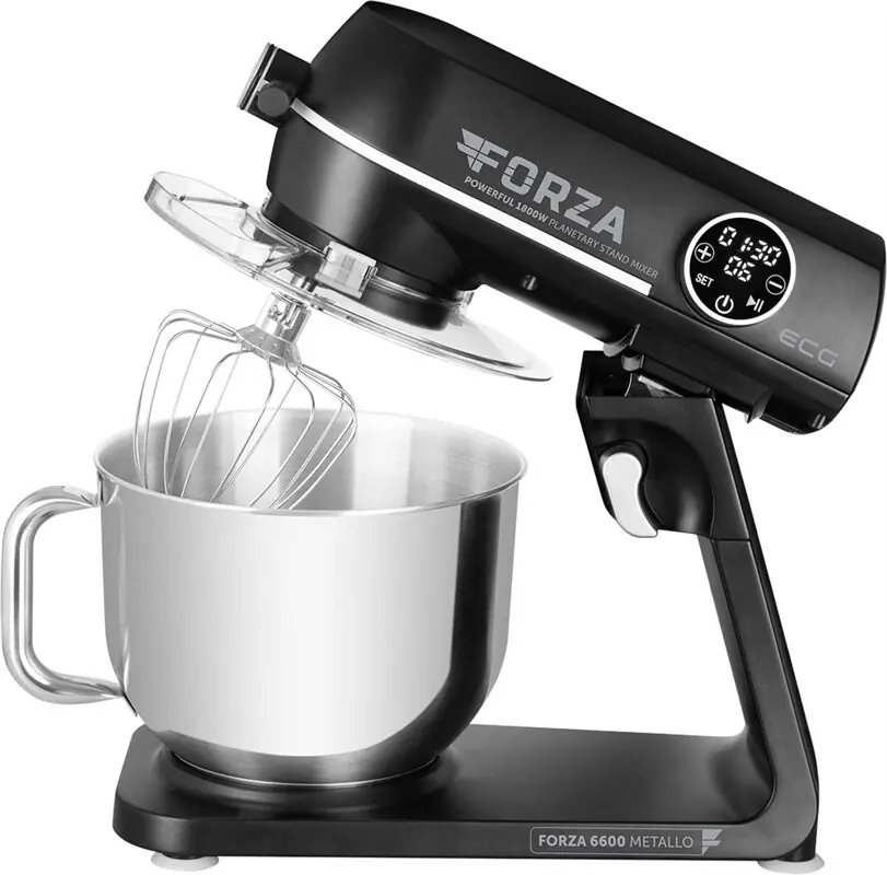 фото Кухонна машина ECG Forza 6600 Metallo Nero
