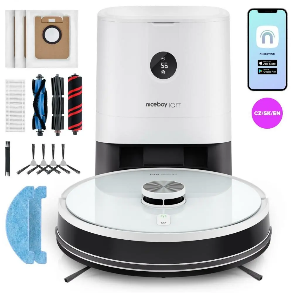 фото Робот-пилосос Niceboy ION Charles Q10 White