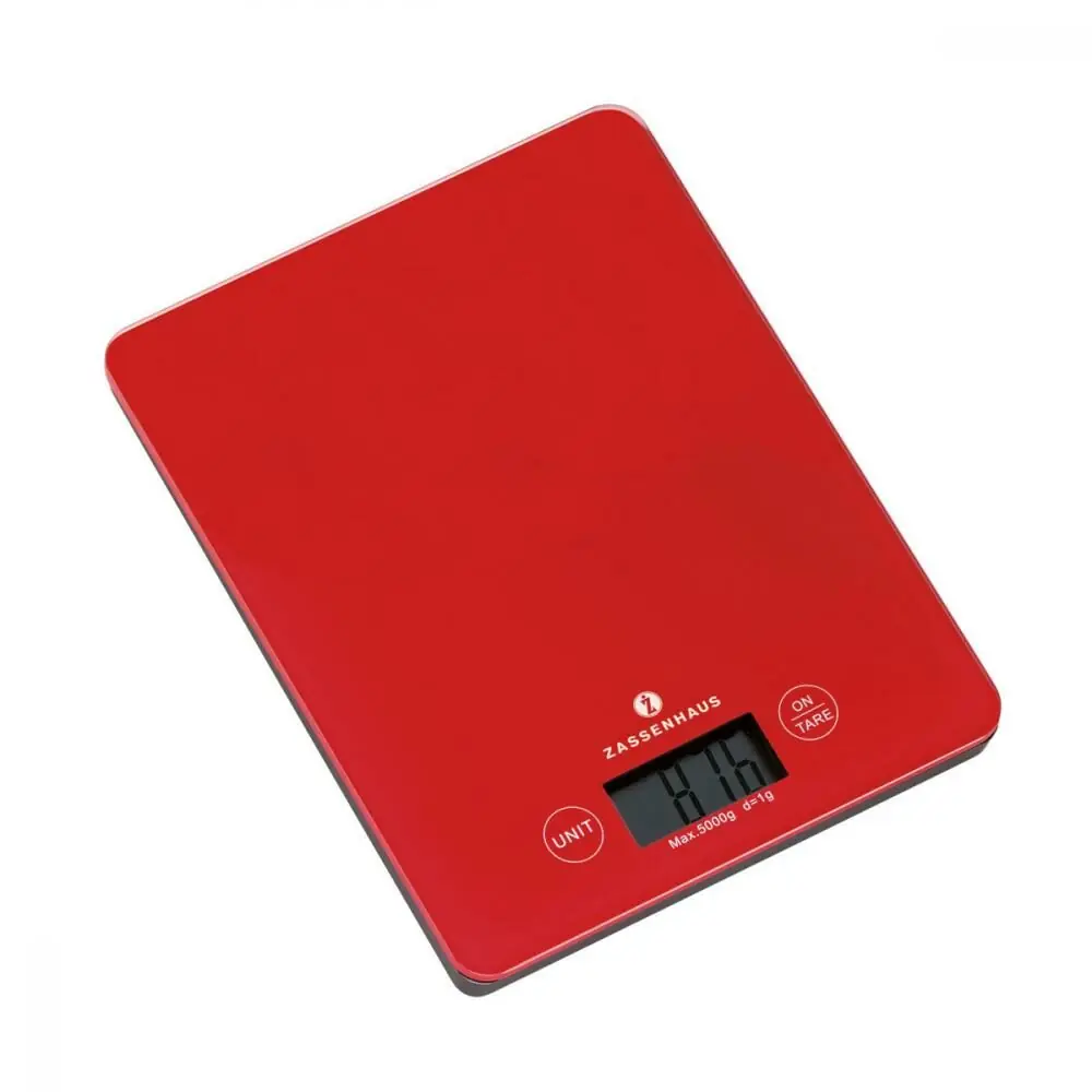 фото Ваги кухонні електронні Zassenhaus 73218 Red