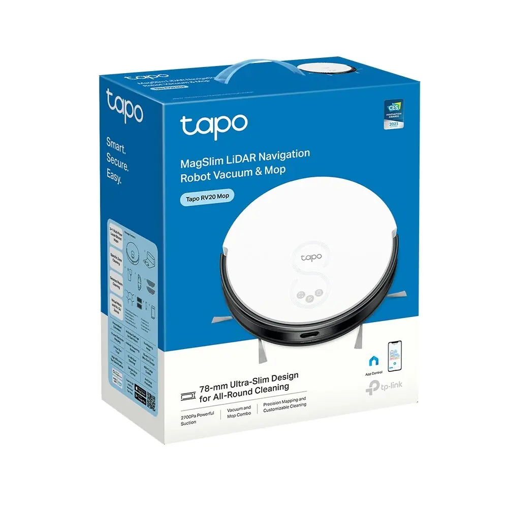фото Робот-пилосос TP-Link Tapo RV20 White
