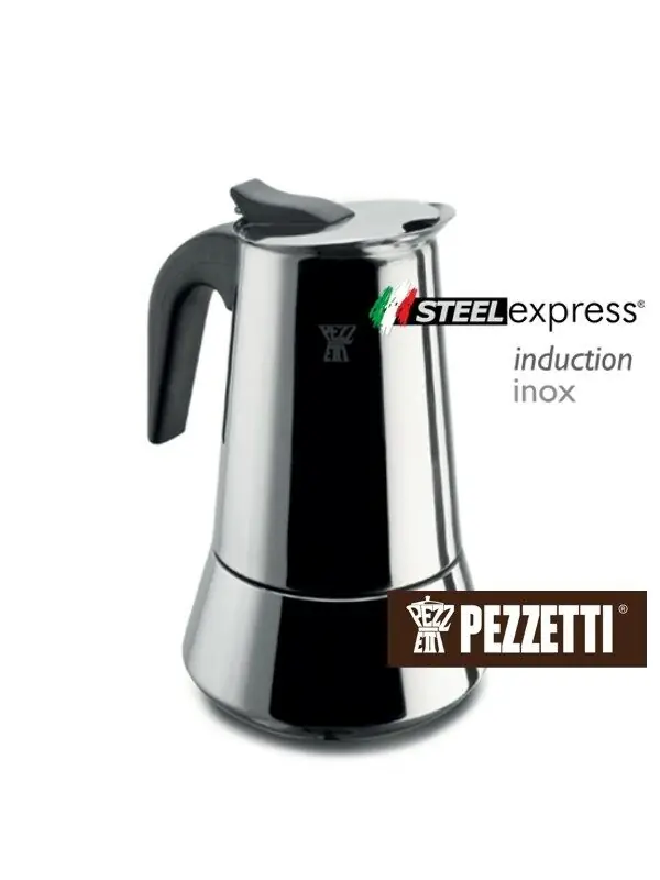 фото Кавоварка гейзерна Pezzetti SteelExpress Moka 2TZ Silver