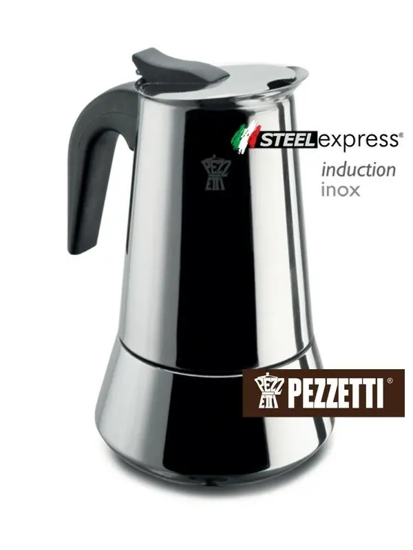 фото Кавоварка гейзерна Pezzetti SteelExpress Moka 6TZ Silver
