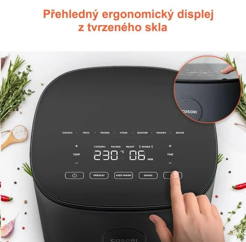 фото Мультипіч (аерофритюрниця) Cosori Pro LE 4.7-Litre CAF-L501-KEUE