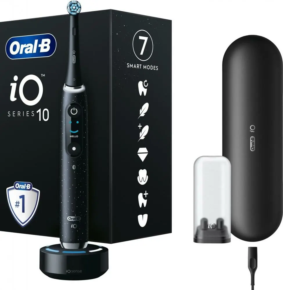 фото Електрична зубна щітка Oral-B iO Series 10 Black Onyx Luxe Edition