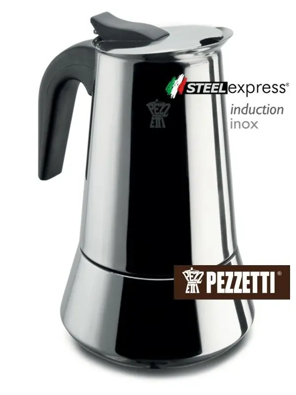 фото Кавоварка гейзерна Pezzetti SteelExpress Moka 10TZ Silver