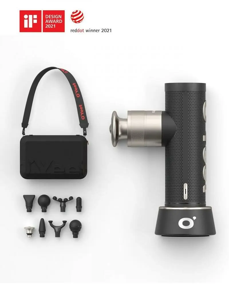 фото Перкусійний масажер Naipo Oyeet Nex Pro Gray