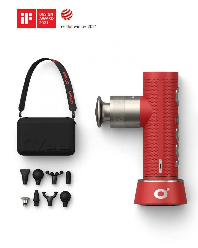 фото Перкусійний масажер Naipo Oyeet Nex Pro Red