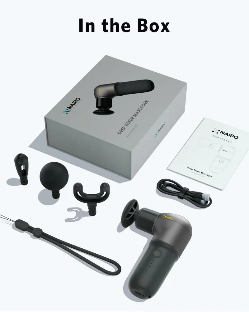 фото Перкусійний масажер Naipo MGPC-002