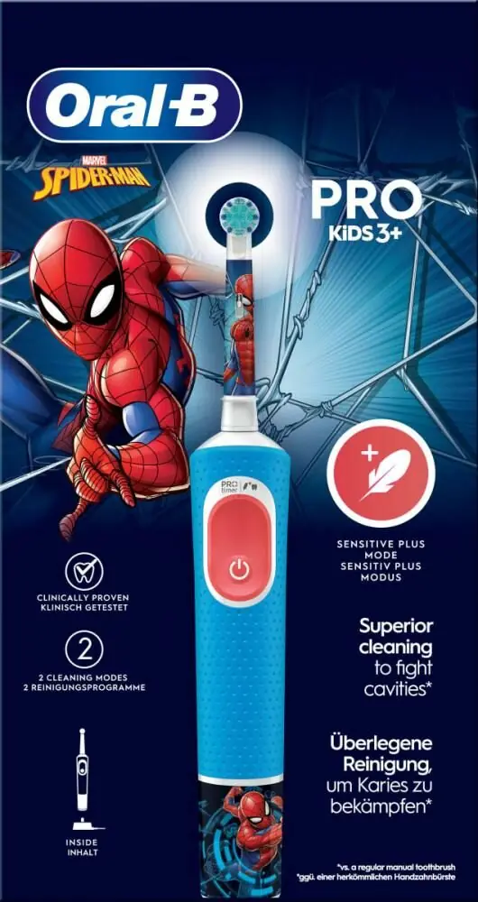 фото Електрична зубна щітка Oral-B Vitality D103 Kids Spiderman