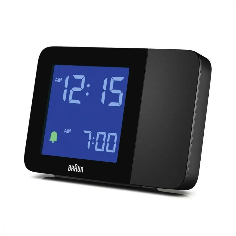 фото Настільний годинник Braun BC15 Black
