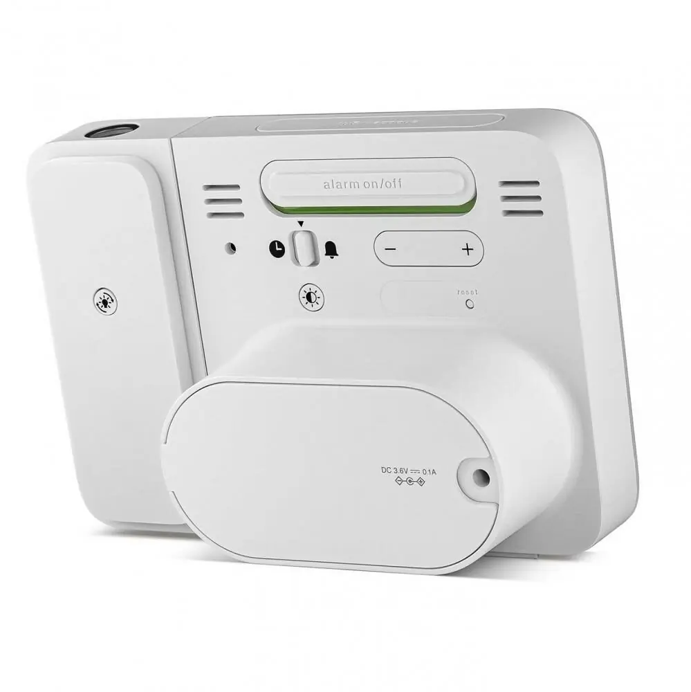 фото Настільний годинник Braun BC15 White