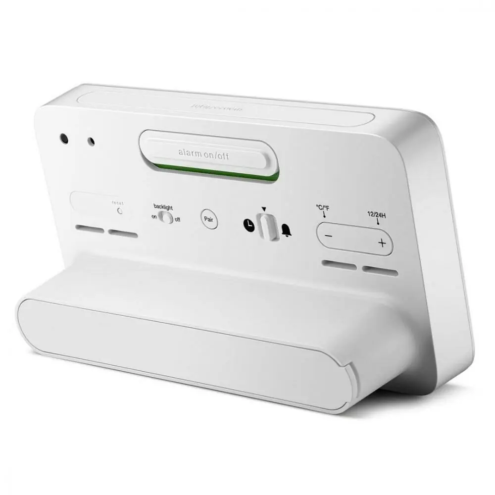 фото Настільний годинник Braun BC13 White