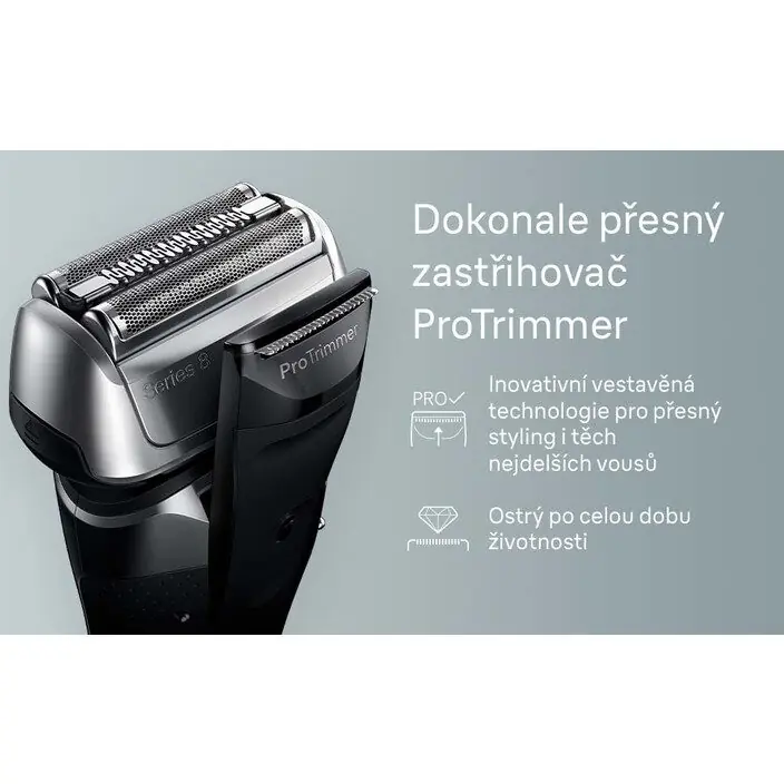 фото Електробритва чоловіча Braun Series 8 8517s