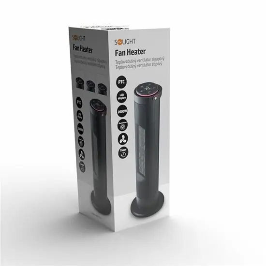 фото Обігрівач Solight KP10 Black