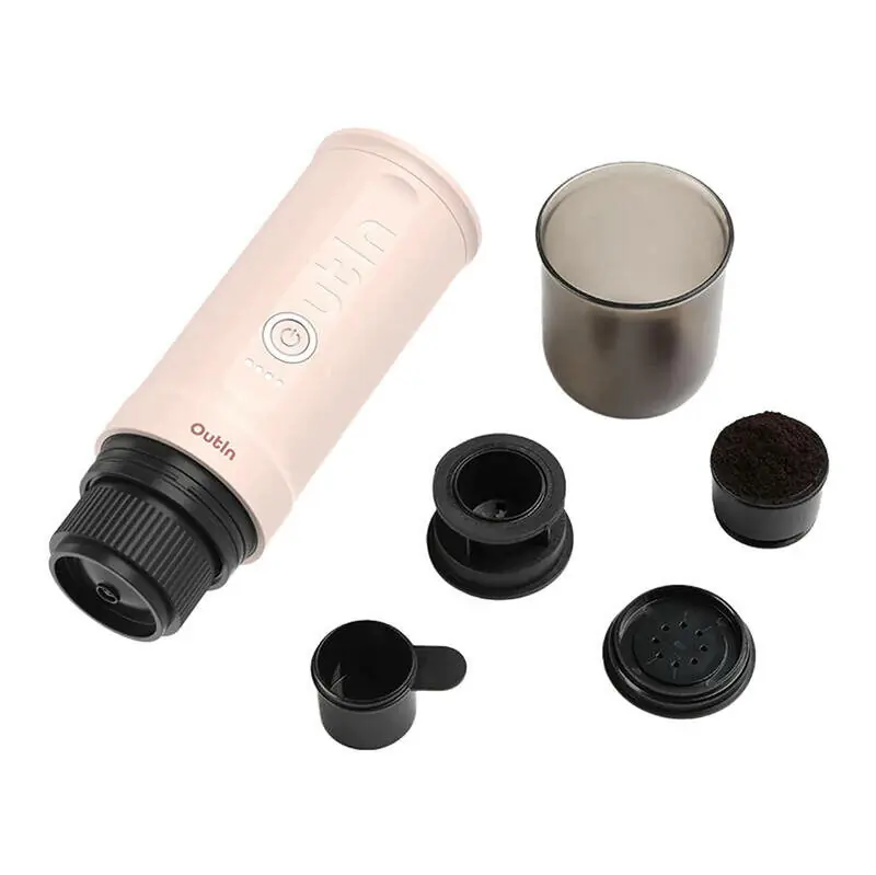 фото Портативна кавоварка Buydeem OutIn Nano Pink