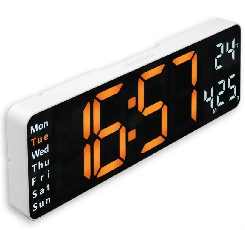 фото Настольные часы Hama Santa Cruz White (222224)