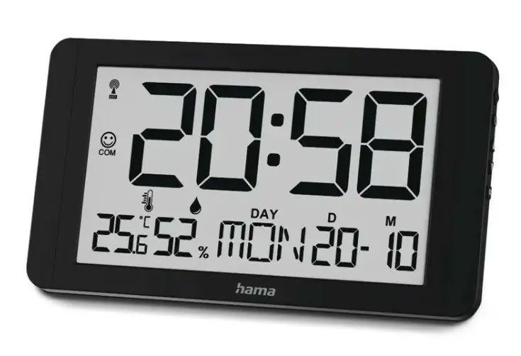 фото Настольные часы Hama Cuba Black (222215)