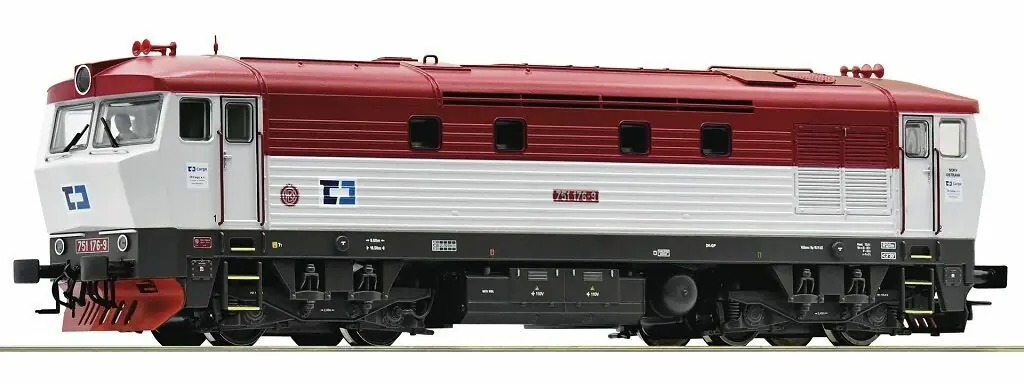 Roco 70927 Dieselová lokomotiva 751 176-9 Bardotka CD Cargo - 70225001