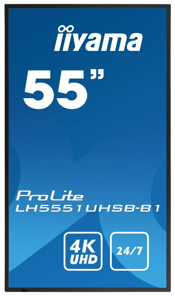 фото Інформаційний дисплей Iiyama LH5551UHSB-B1