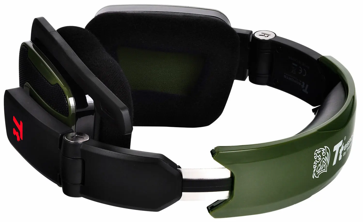 фото Навушники з мікрофоном Thermaltake eSPORTS Shock Battle Edition Green (HT-SHK002ECGR)