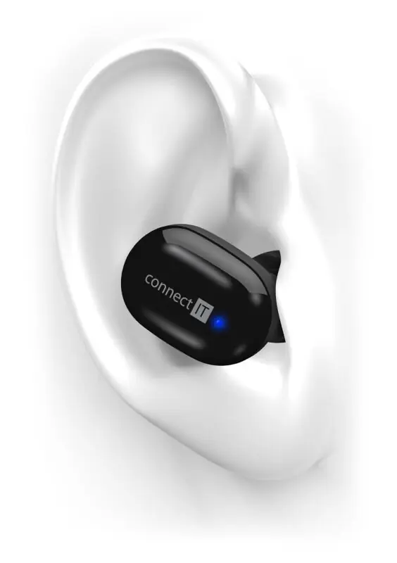 фото Навушники TWS Connect IT SensorTouch Black (CEP-7100-BK)