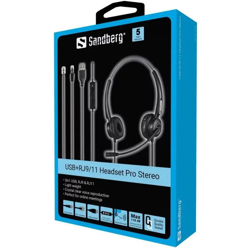 фото Наушники с микрофоном Sandberg Headset Pro Stereo (126-30) 2