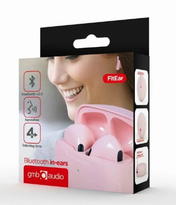 фото Навушники TWS Gembird Fitear-X200P