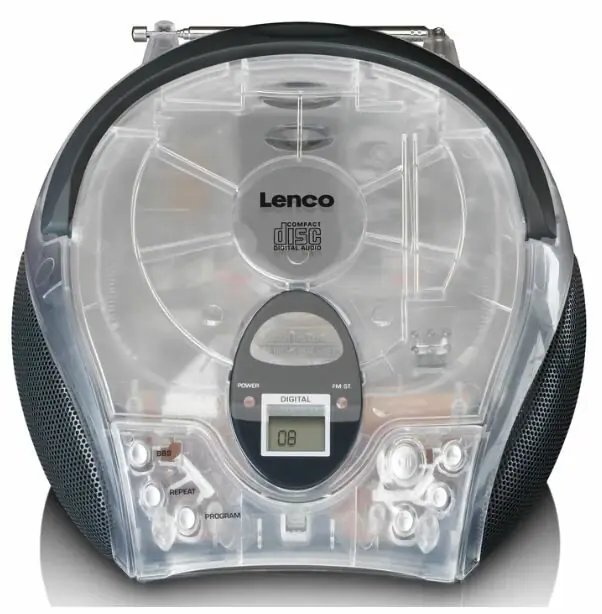 фото Магнітола Lenco SCD-24 Glass