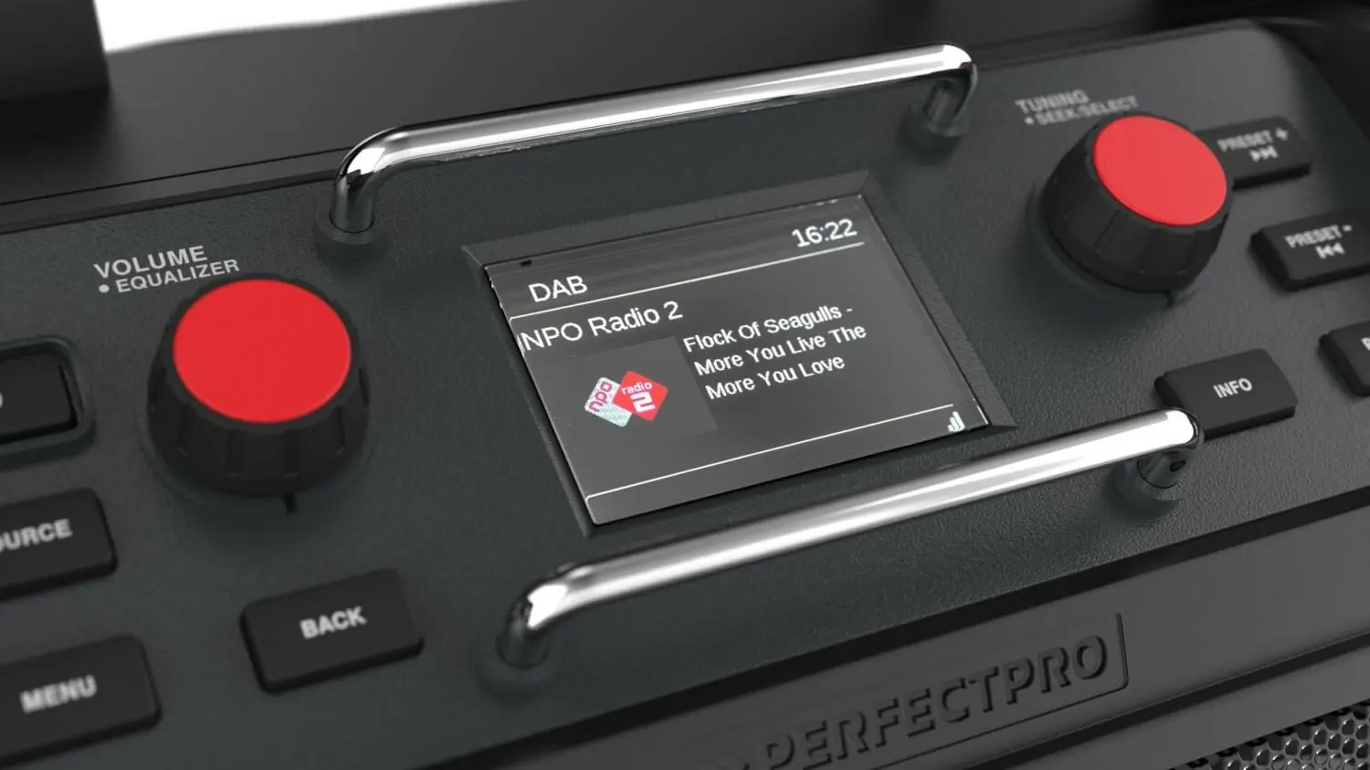 фото Радіоприймач PerfectPro Rockpro Black