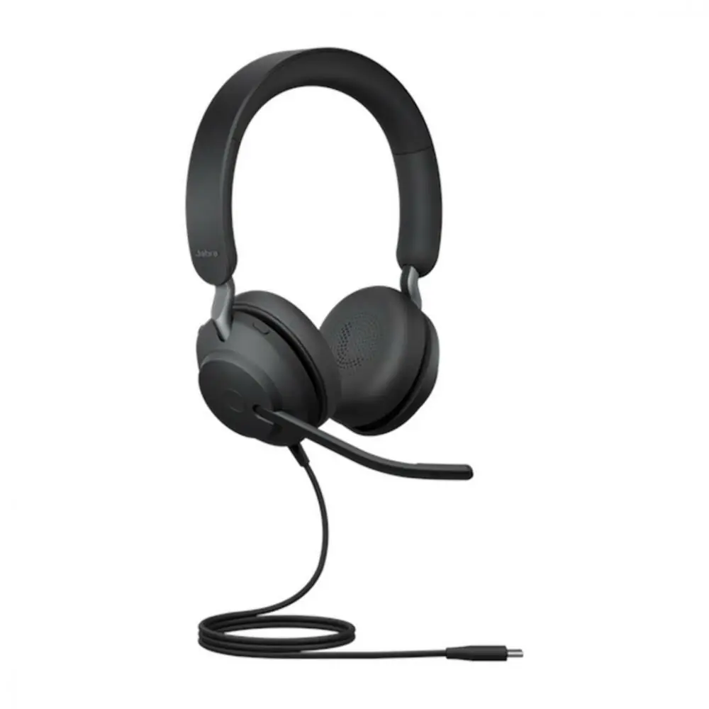 фото Наушники с микрофоном Jabra Evolve2 40 MS Stereo Black USB-TypeC (24089-999-899) 2